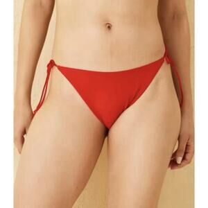 Wild Fable Women's Red Low-Rise String Bikini Bottom Sz: XL NWT